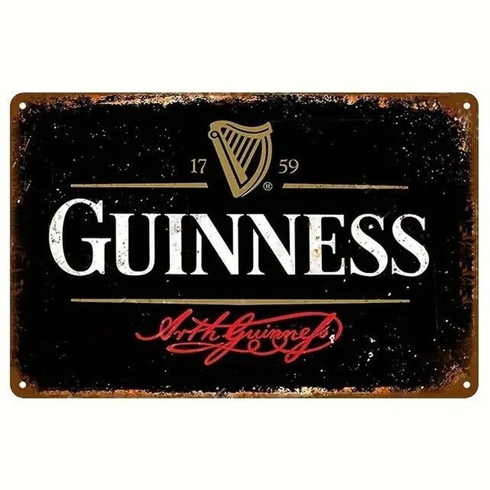 Guinness Beer Since 1759 Vintage Novelty 8" x 12" Metal Sign Home & Garden:Home Décor:Plaques & Signs Style Your Walls